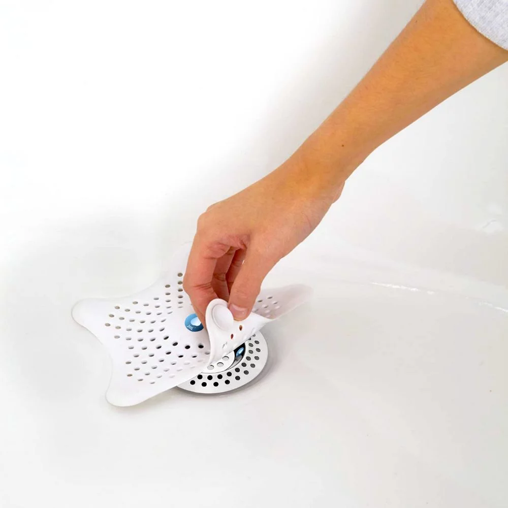 Filtre et bouchon silicone ventouse attrape cheveux