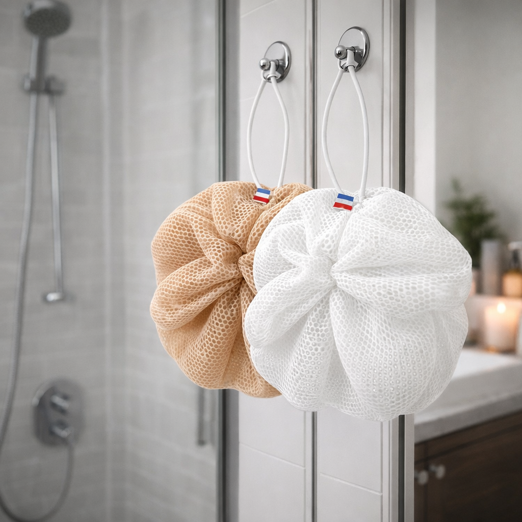 Fleurs de douche lavables